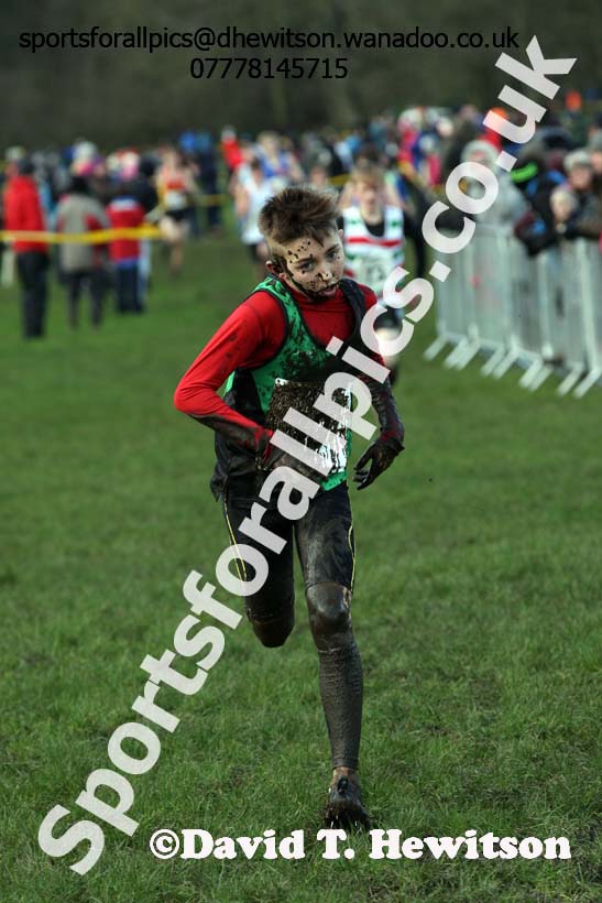 Boys under-15 Northern Cross Country Champs., Witton Park, Blackburn. Photo: David T. Hewitson/Sports for All Pics